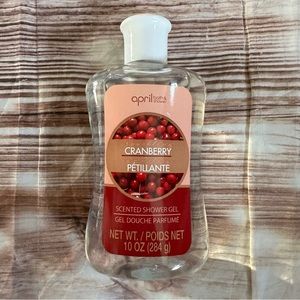 APRIL Bath & Shower Sparkling Cranberry Scented Shower Gel 10 Oz 284 g